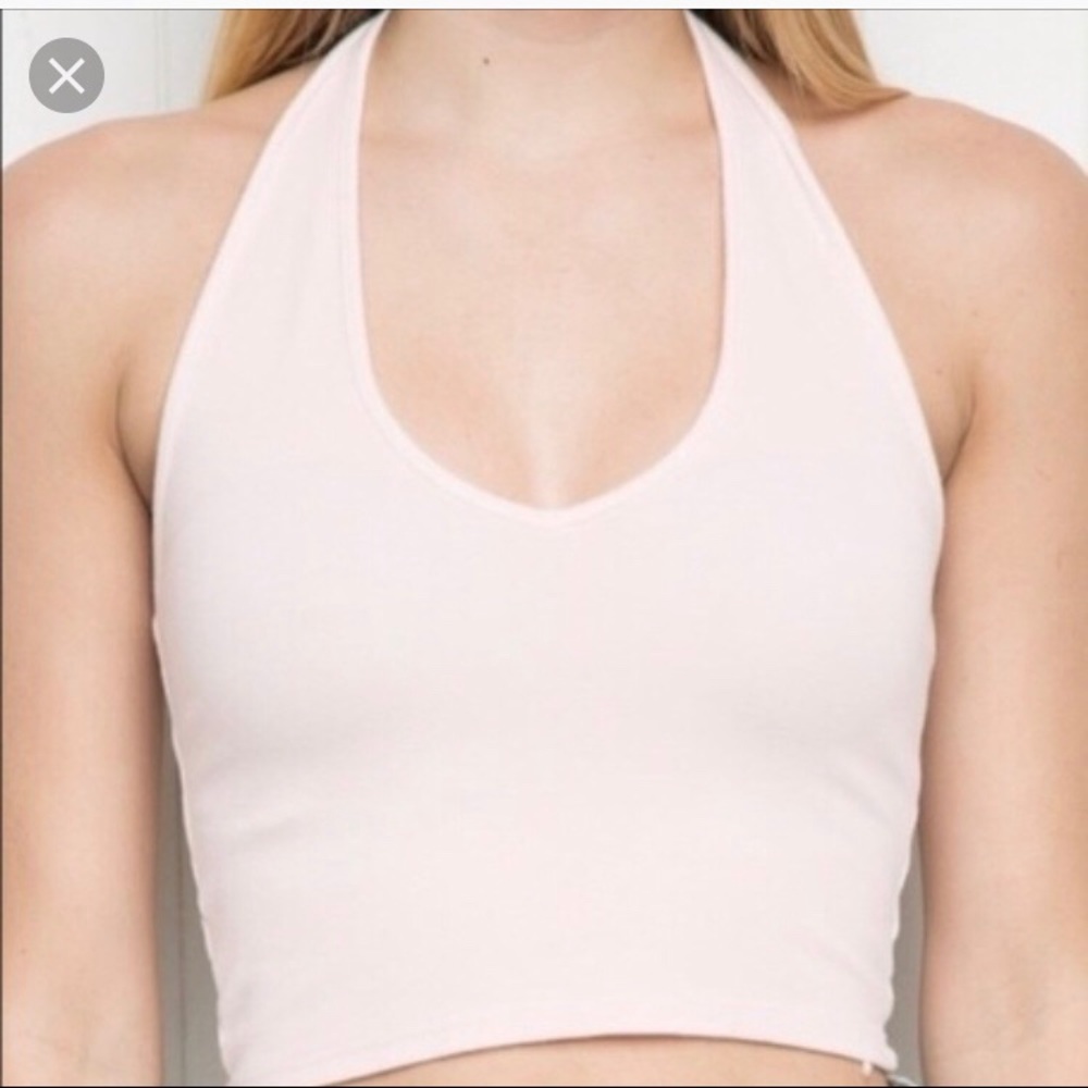 Pink halter top